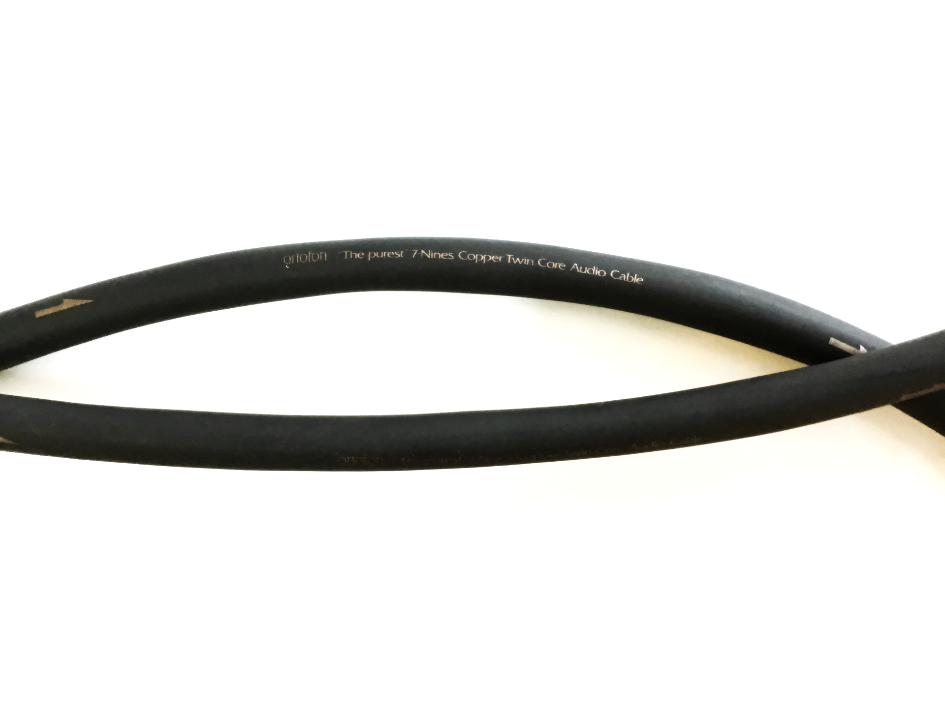 1円スタート ortofon オルトフォン 【The Purest】7-Nines Copper Twin Core Audio Cable RCAケーブル オーディオピンケーブル /1m PUREST 7-NINES 1m ORTOFON - 中古オーディオ 高価買取・販売 ハイファイ堂